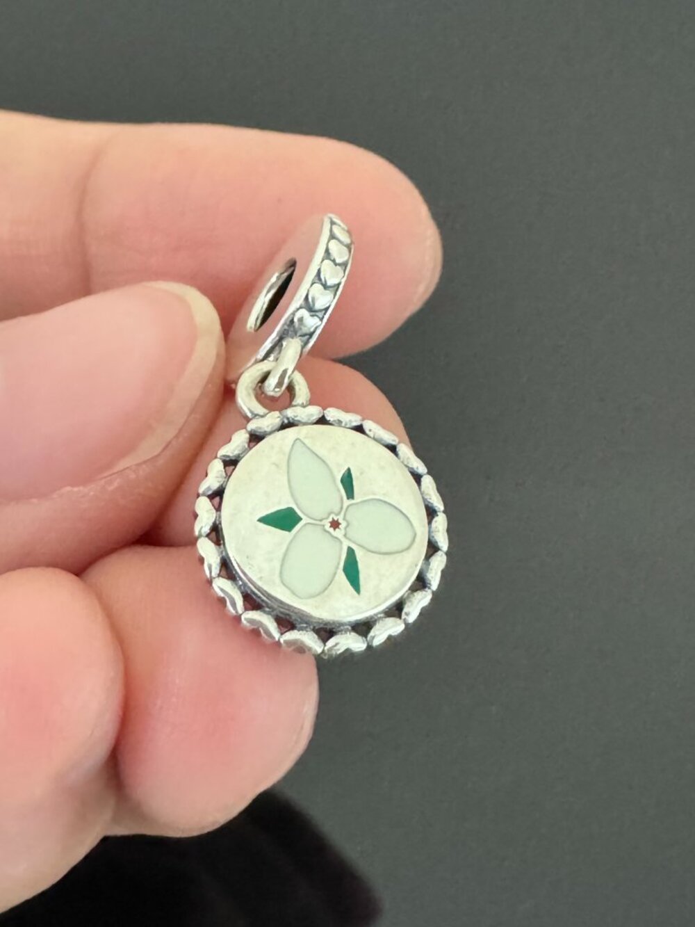 Original Pandora Flower Charm